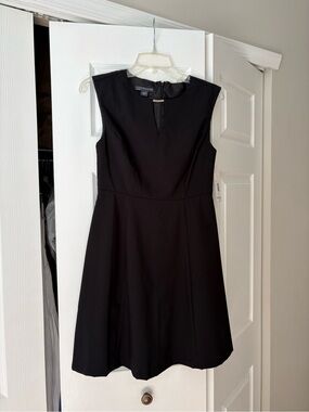 Covington little black mini dress Size 4Petite NWT